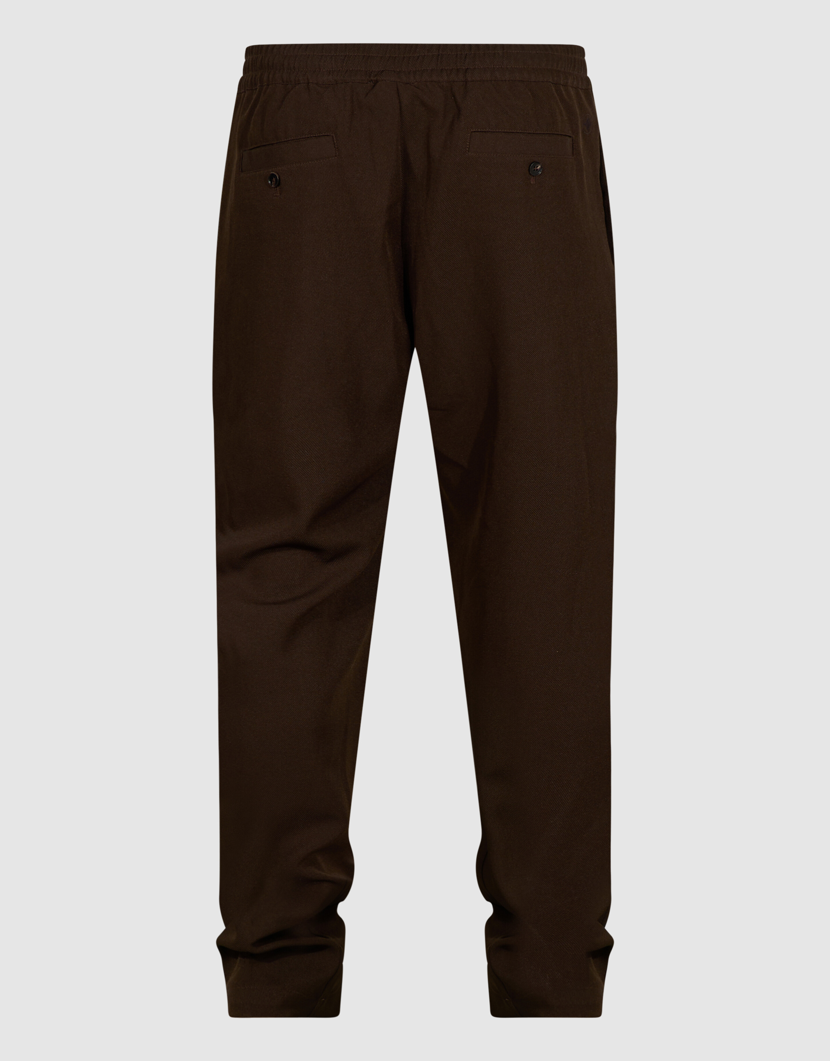 Twill Pintuck Hose Dunkelbraun SHOEBY MEN