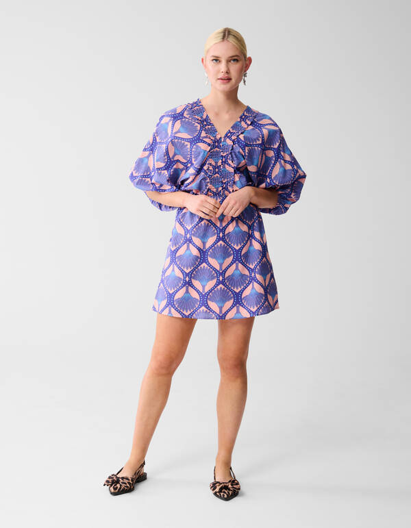 Bedrucktes Minikleid Lila SHOEBY WOMEN