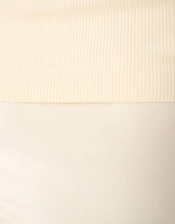 Off Shoulder Trui Gebroken Wit SHOEBY WOMEN