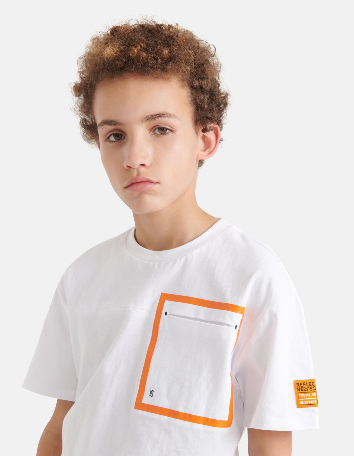 Relaxed Fit T-Shirt Weiß SHOEBY BOYS