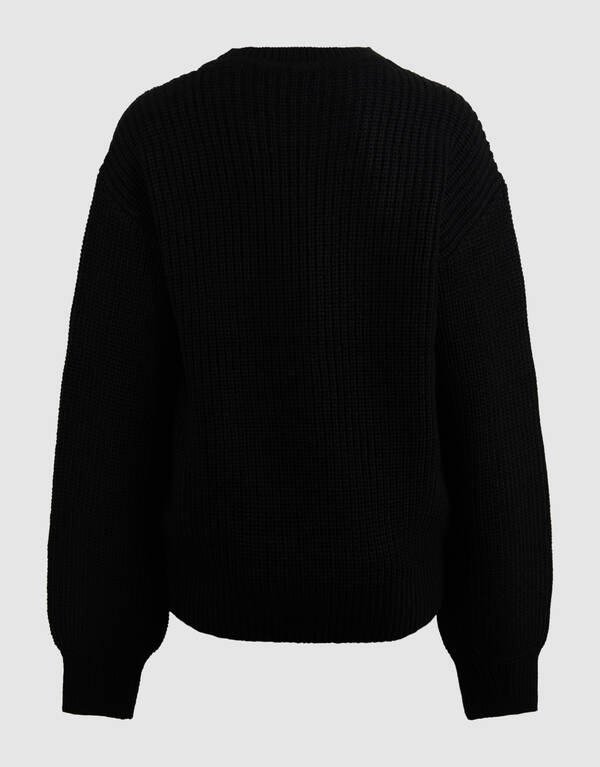 Pullover mit großem Herz SCHWARZ SHOEBY GIRLS