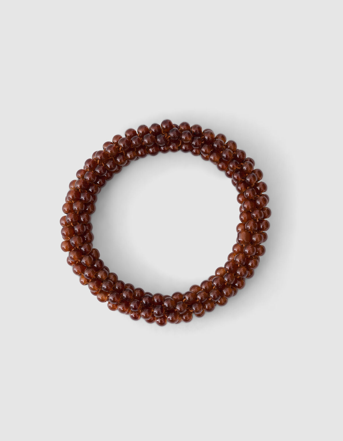 Perlen-Haargummi Dunkelbraun SHOEBY ACCESSOIRES