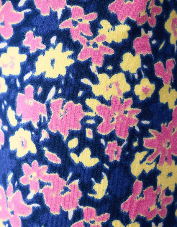 Flower Flared Fit Hose Dunkelblau/Rosa SHOEBY GIRLS