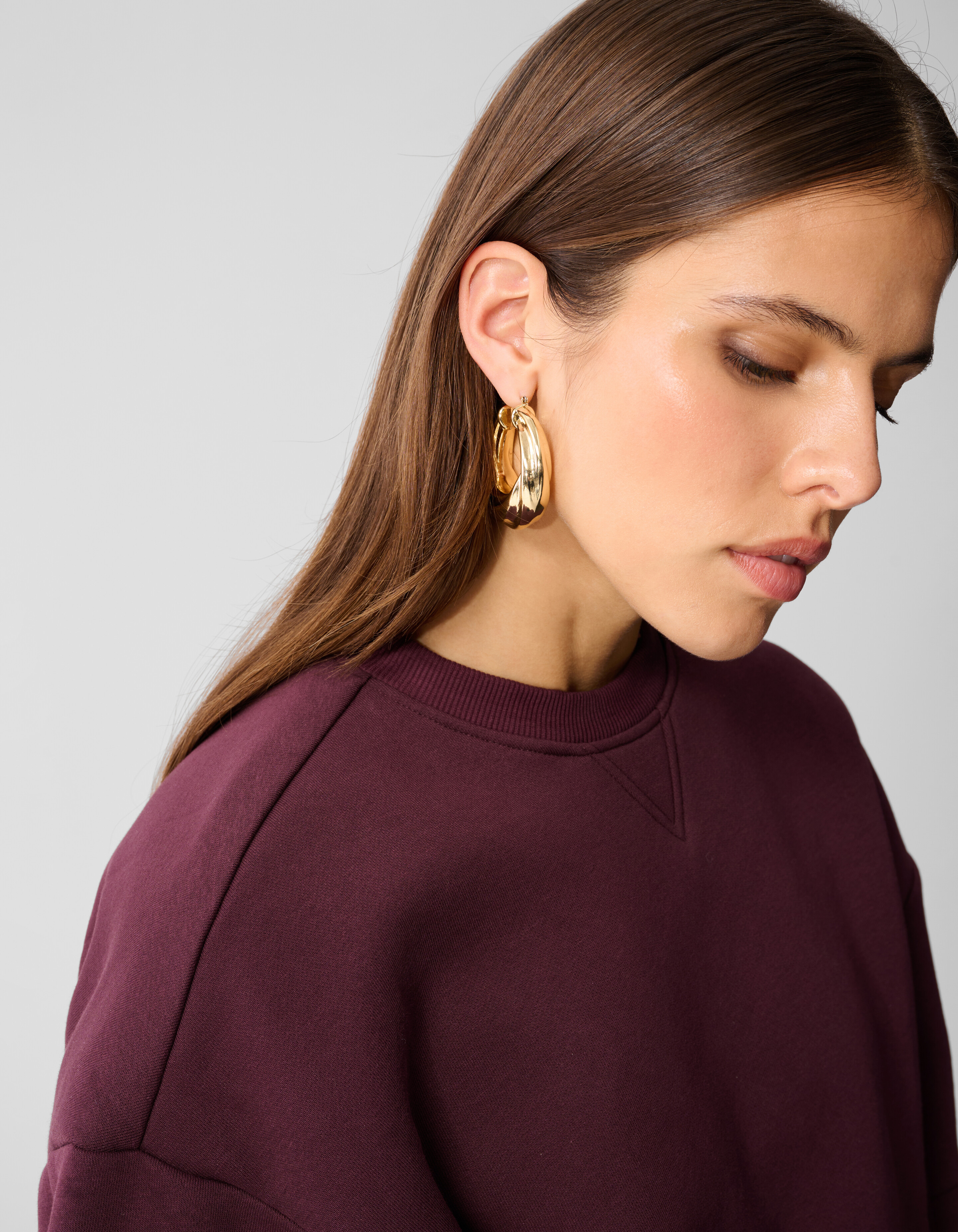 Gedrehte Creolen Gold SHOEBY ACCESSOIRES