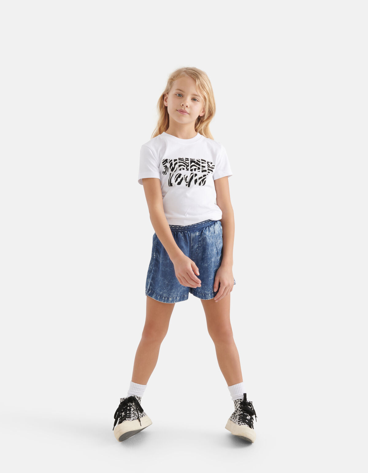 Geflochtene Shorts hellblau SHOEBY GIRLS