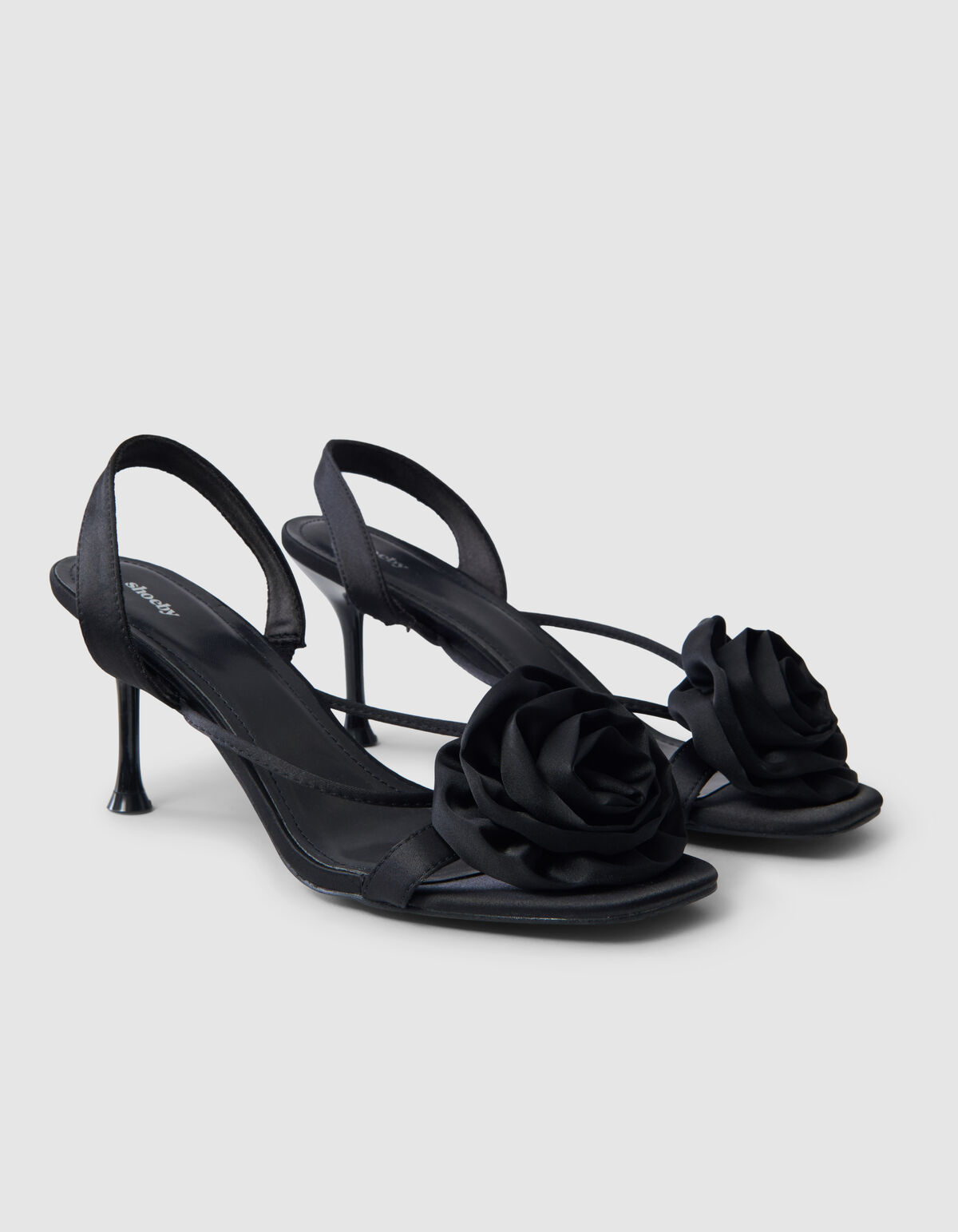 Flower Heels Schwarz SHOEBY SHOES