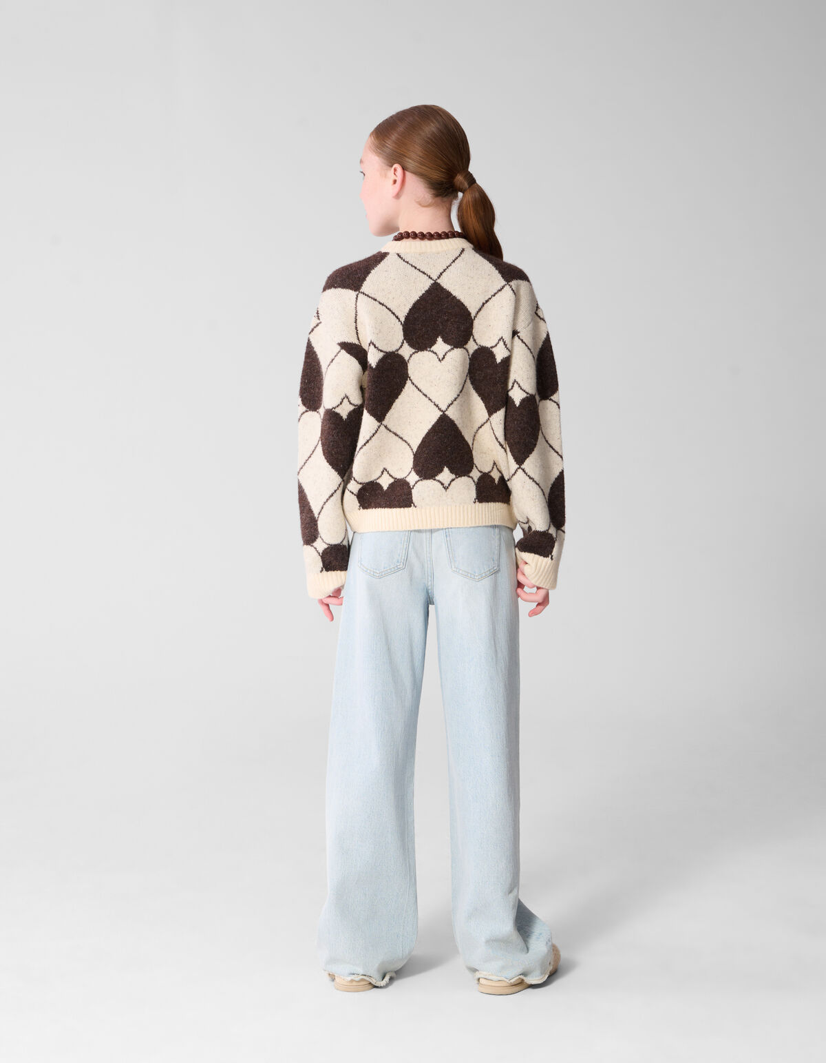 Strass Pullover Braun SHOEBY GIRLS