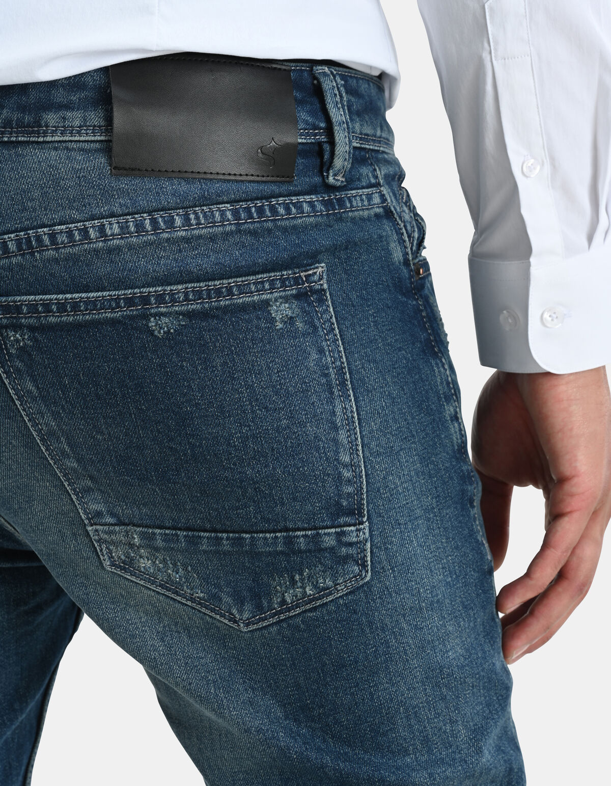 Slim Jeans Blau Getönt Länge 34 SHOEBY MEN