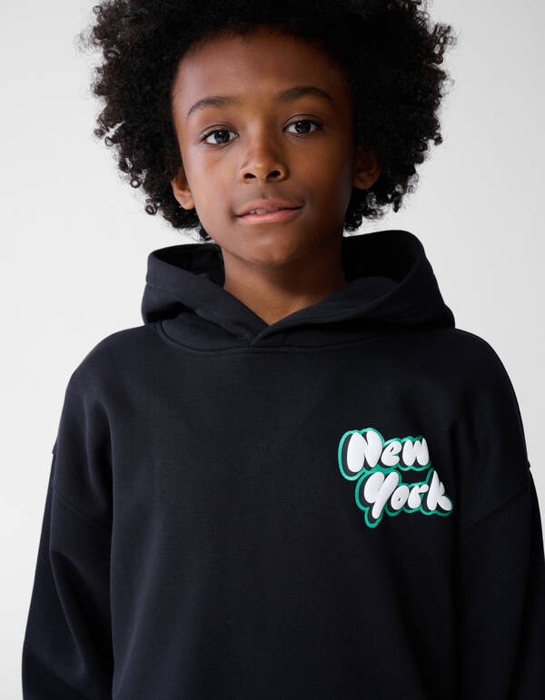 New York Artwork Hoodie Schwarz SHOEBY BOYS