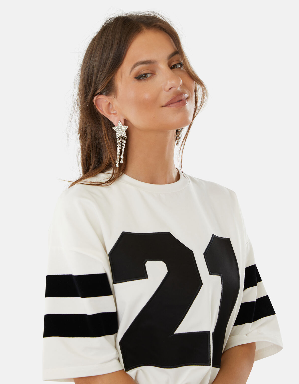 Artwork T-shirt Off White By Lizzy SHOEBY WOMEN