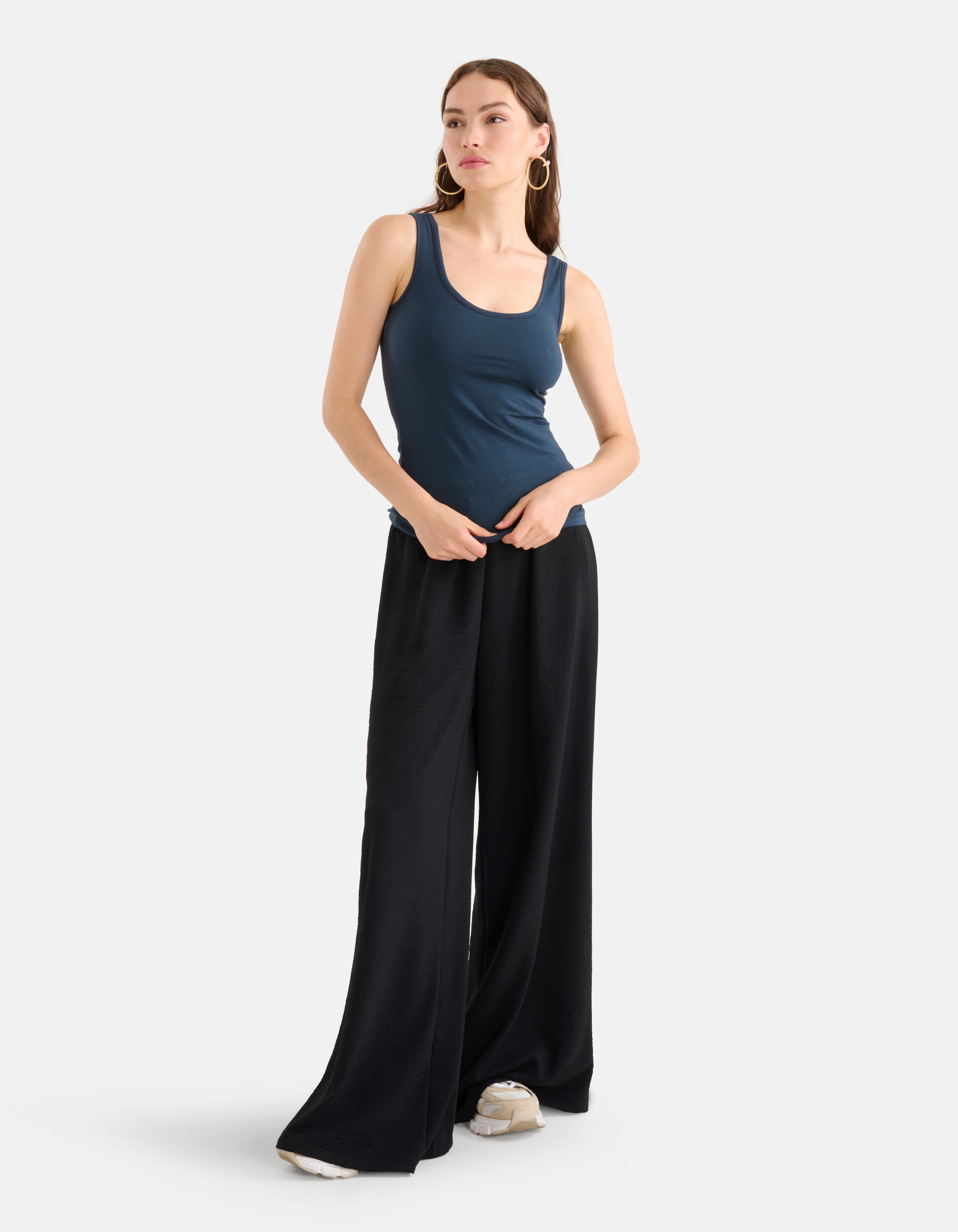 Basic Tank Top Dunkelblau SHOEBY WOMEN