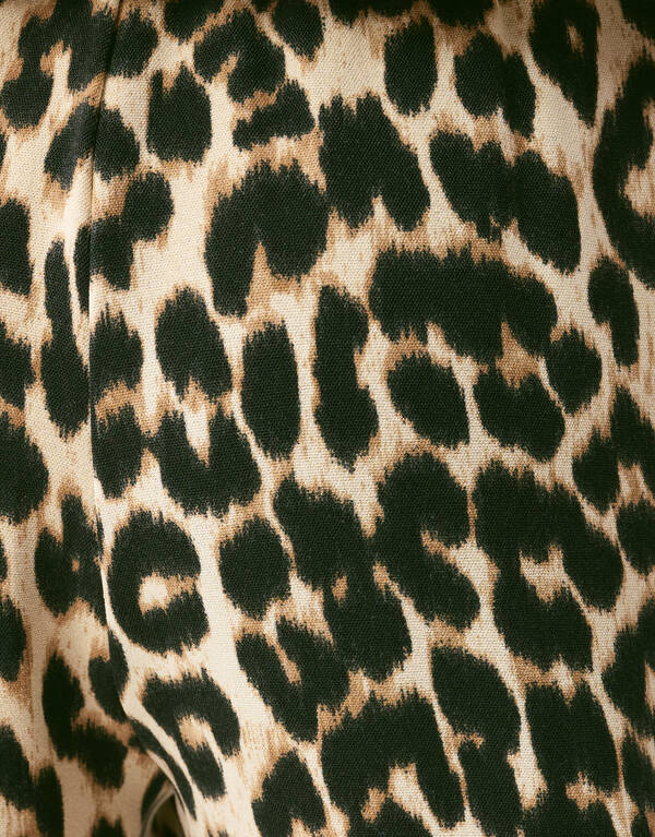 Twist Leopard Hose mit weitem Bein Braun SHOEBY GIRLS