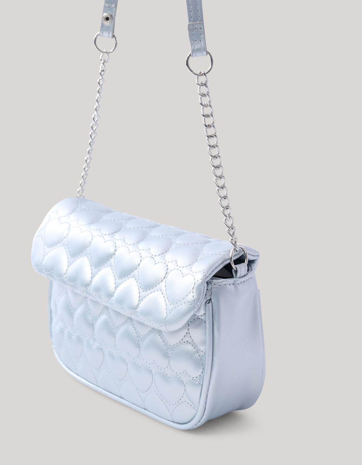 Herz Tasche Silber SHOEBY ACCESSOIRES