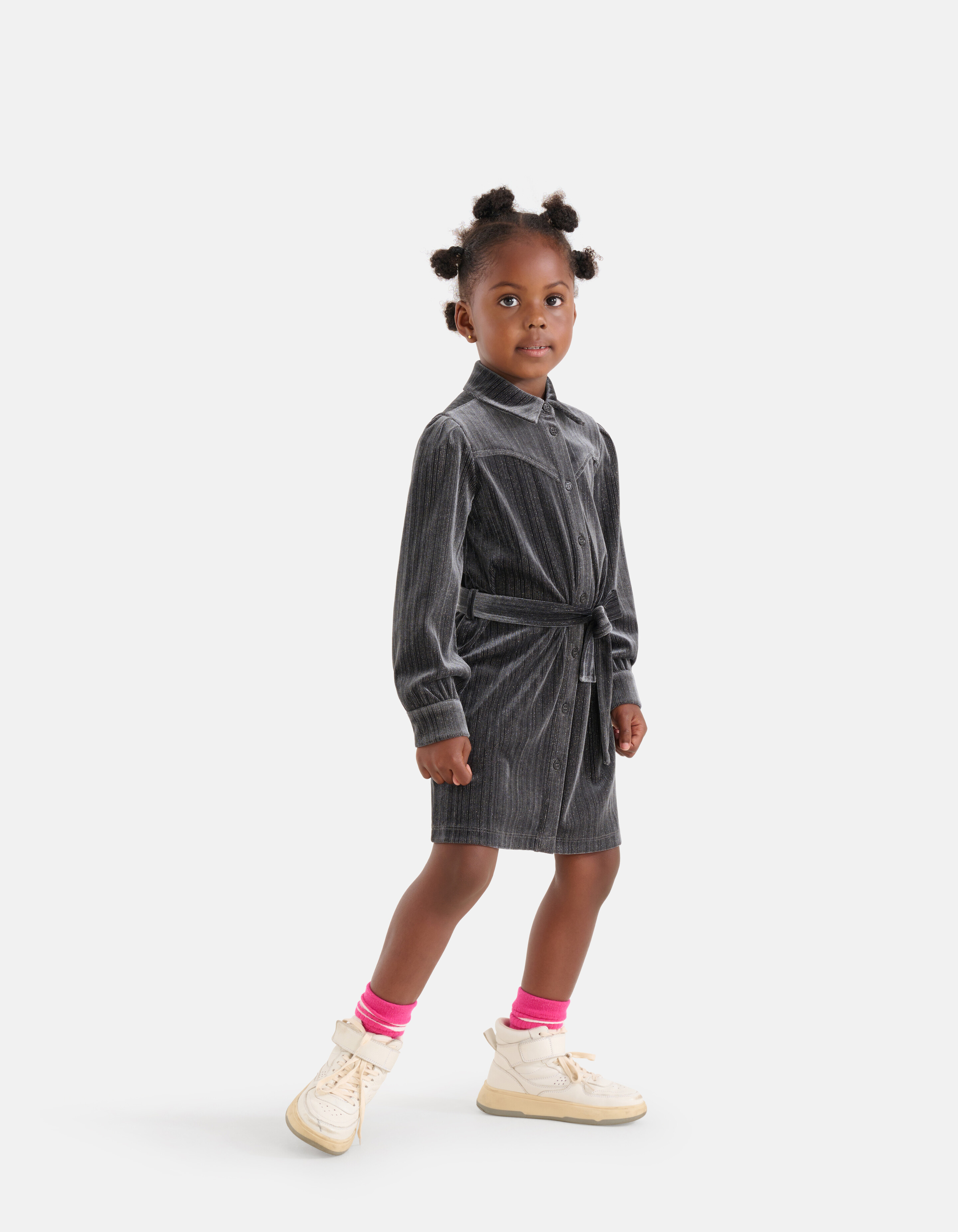 Glitzerkleid Dunkelgrau SHOEBY GIRLS