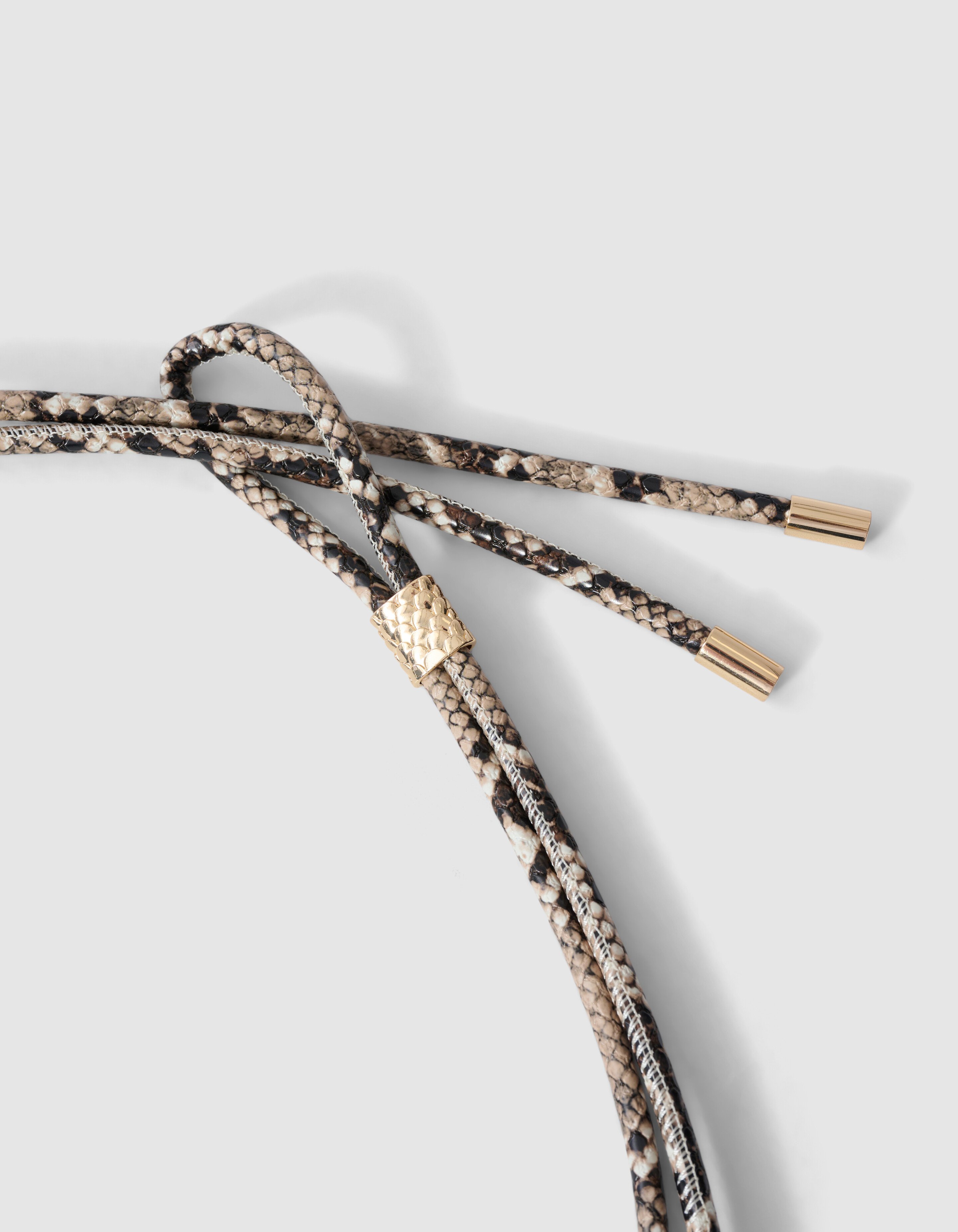 Schlangenriemen Hellbraun SHOEBY ACCESSOIRES