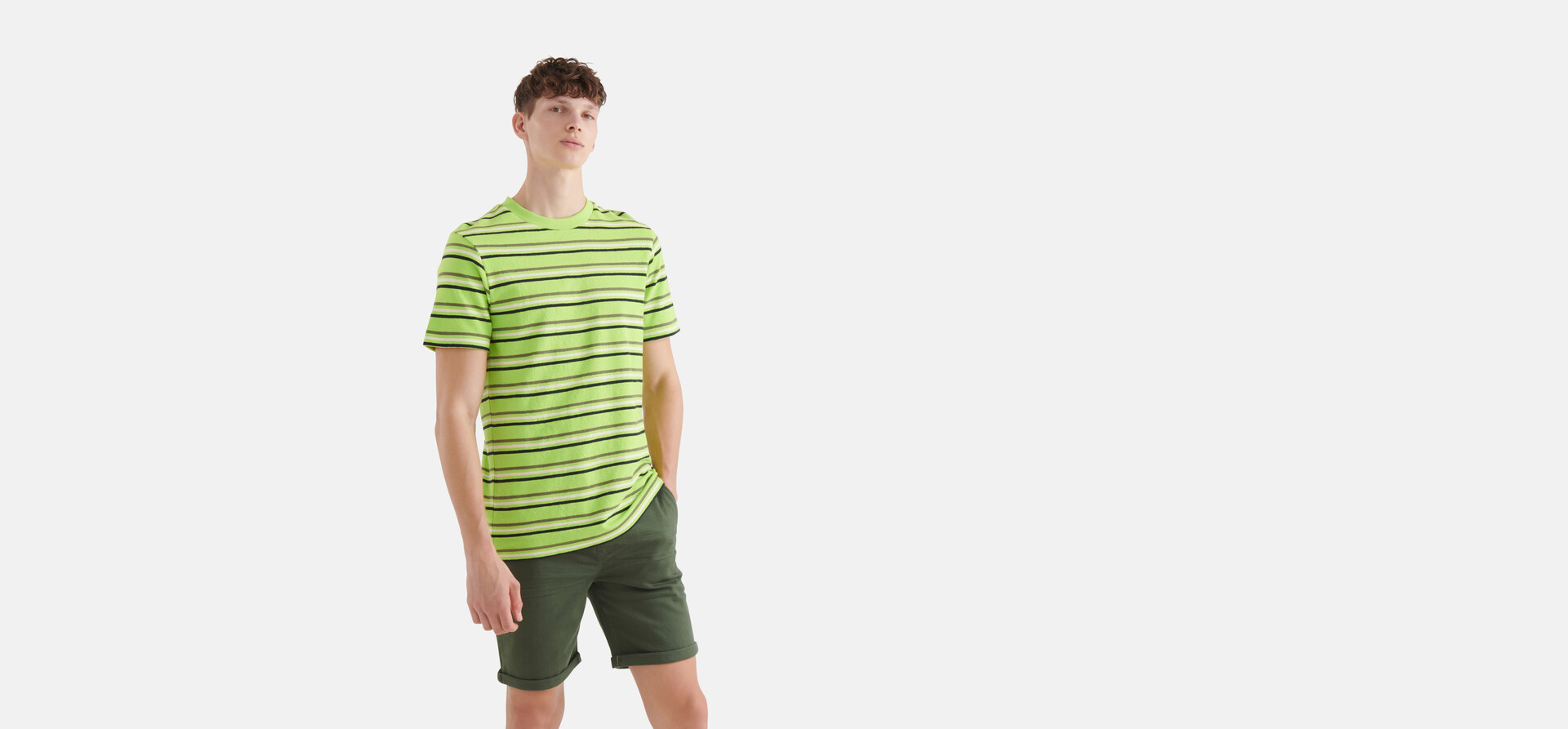 Mehrfarbiges T-shirt Grün SHOEBY MEN