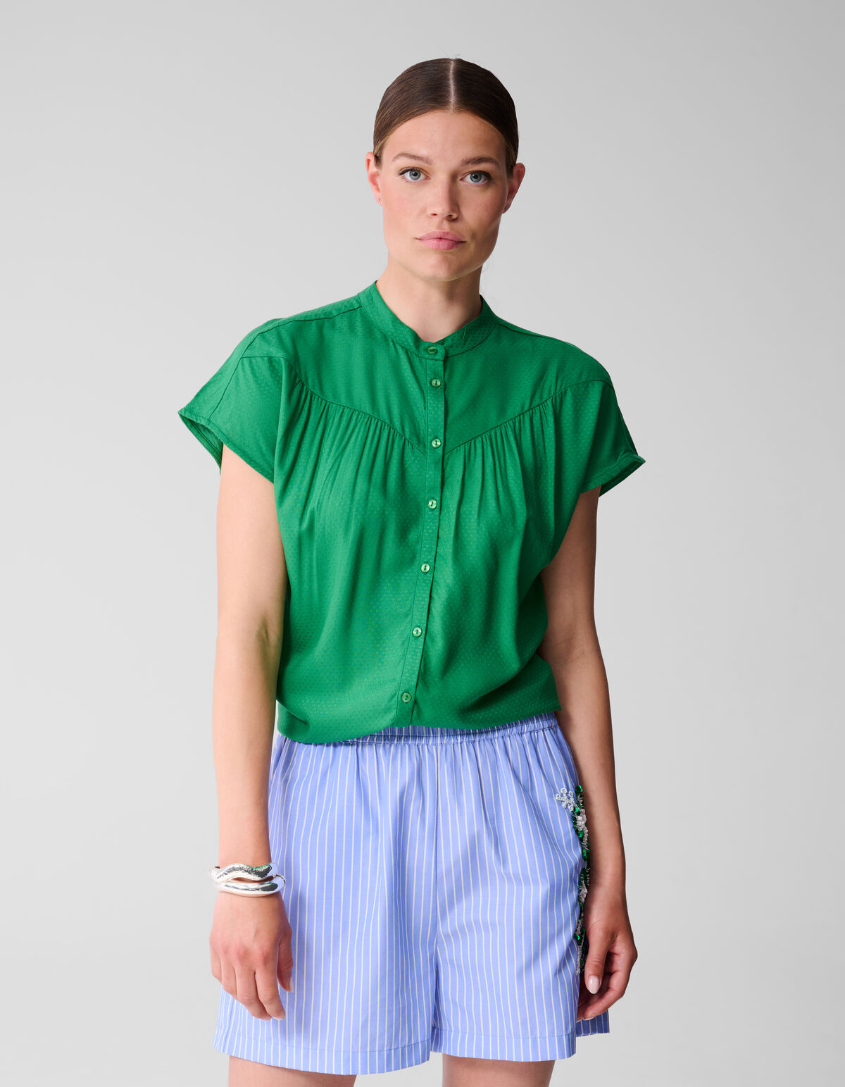 Struktur Top Grün SHOEBY WOMEN