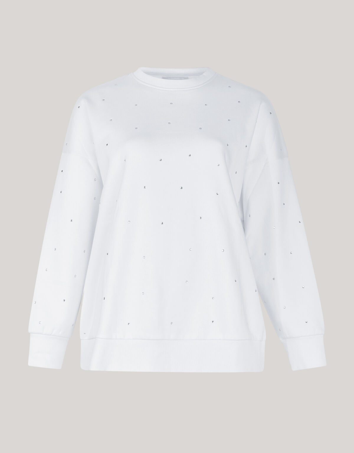 Allover-Strass-Pullover Off White SHOEBY WOMEN