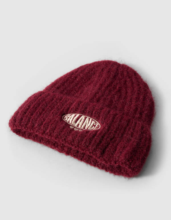 Logo Beanie Dunkelrot SHOEBY ACCESSOIRES