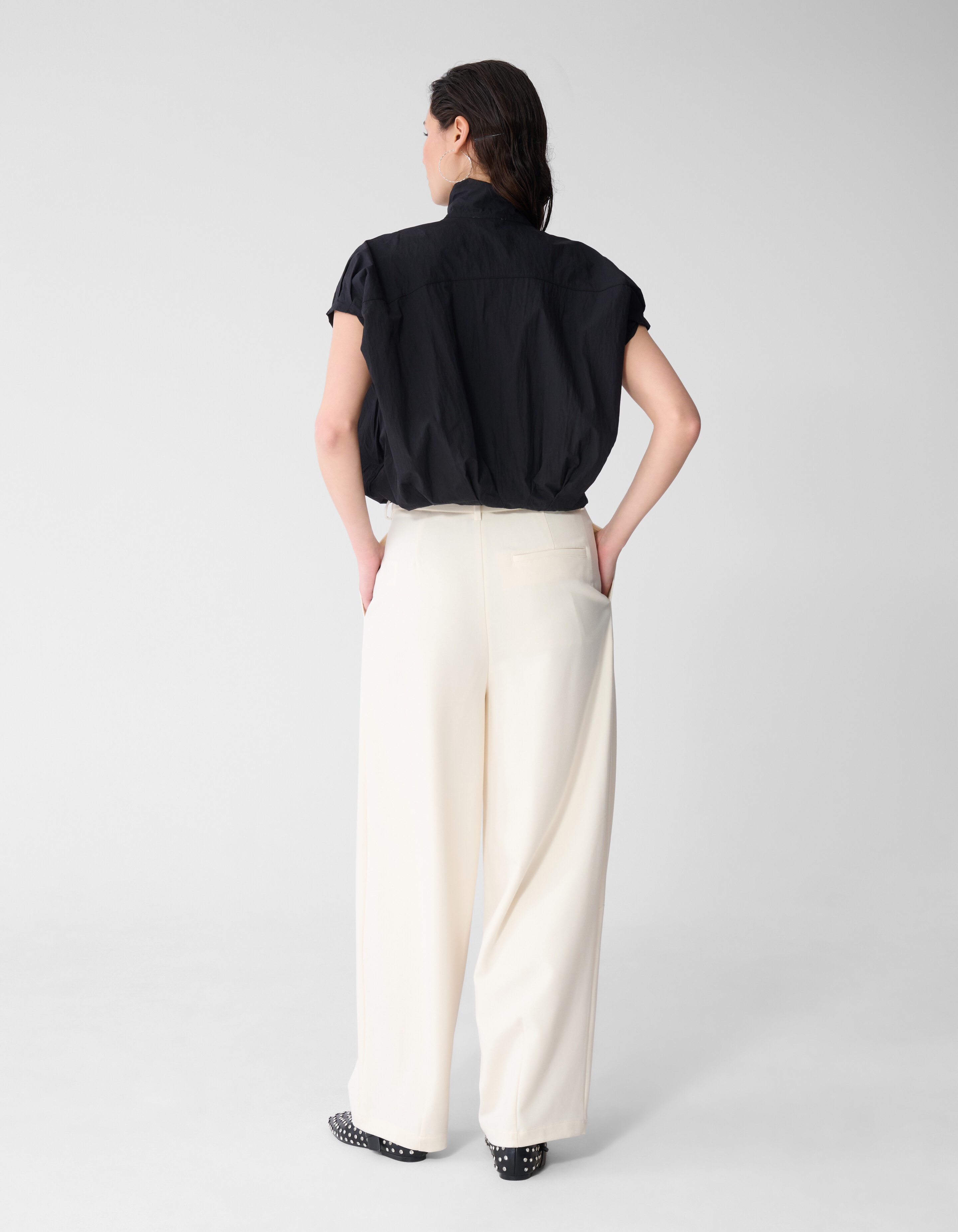 Loose Fit Hose Off-White SHOEBY WOMEN