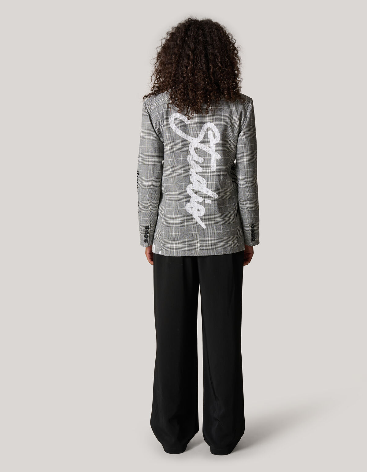 Text Blazer Grau SHOEBY WOMEN