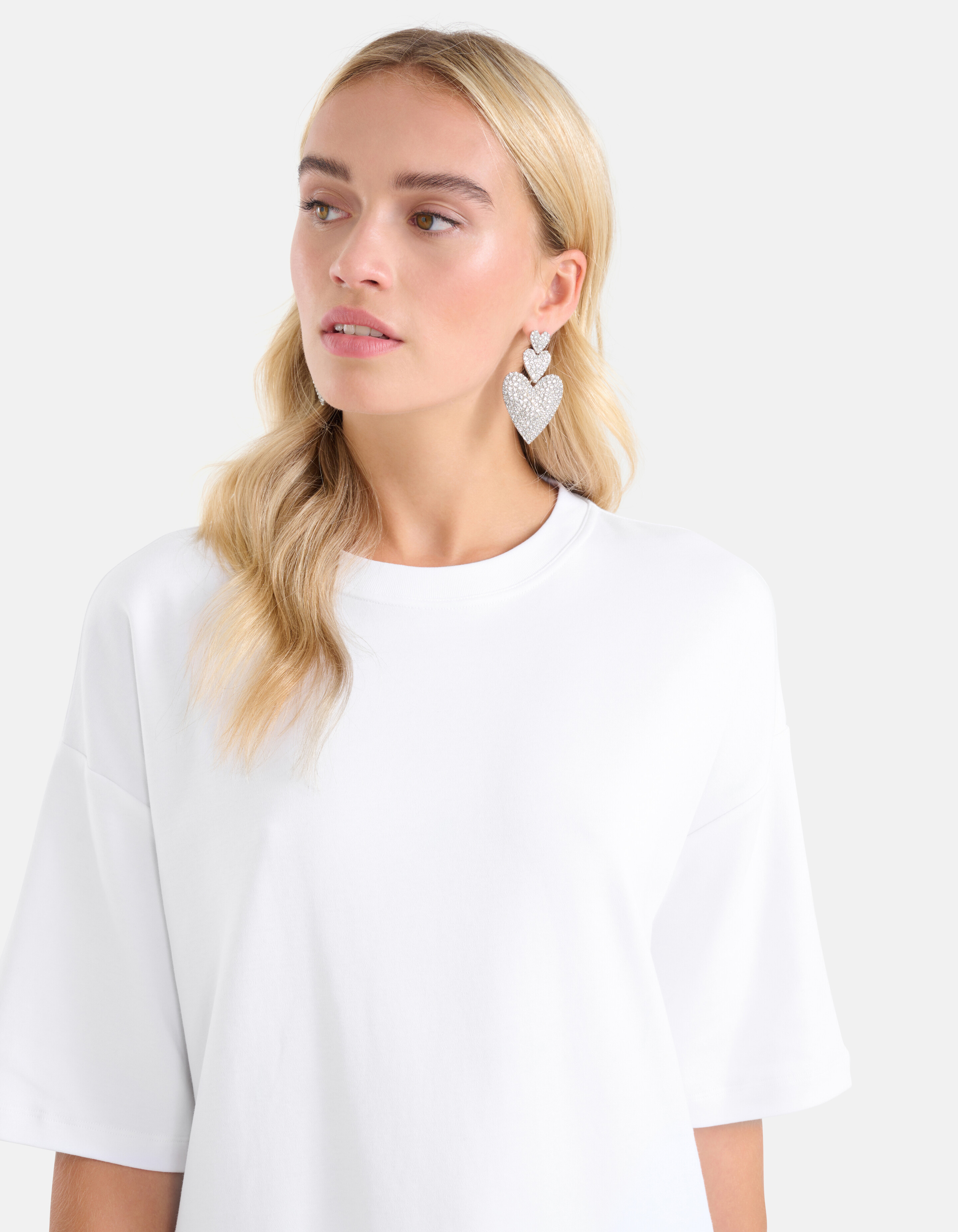 Übergroßes T-shirt Weiß von Monica SHOEBY WOMEN