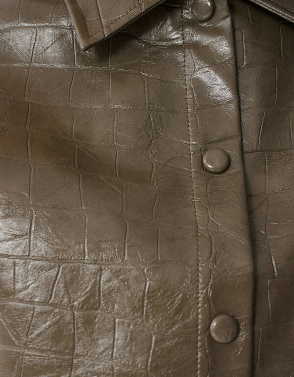 Krokodilbluse Dunkelgrün von Mieke SHOEBY WOMEN