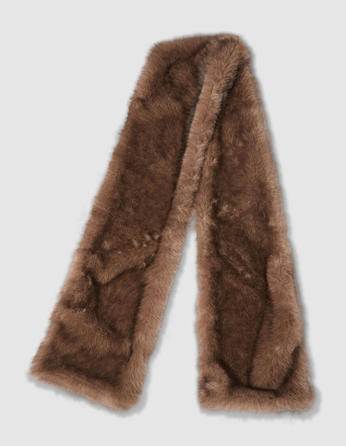 Faux-Fur-Schal Mit Taschen Braun By Mieke SHOEBY ACCESSOIRES