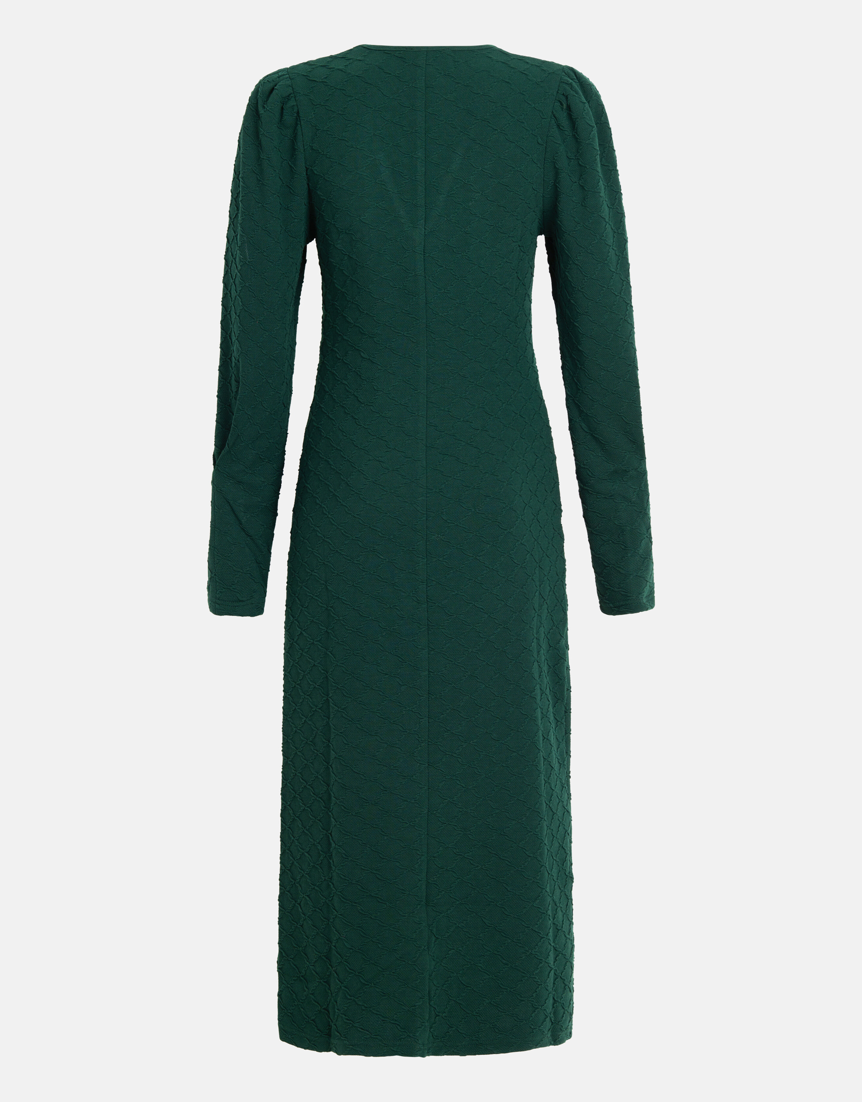 Struktur Midikleid Dunkelgrün SHOEBY WOMEN