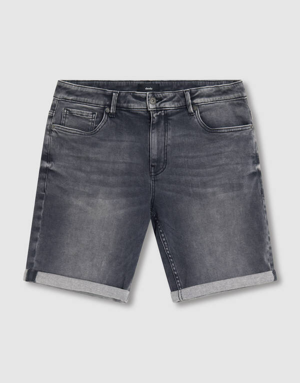 Denim Short Dunkelgrau SHOEBY MEN
