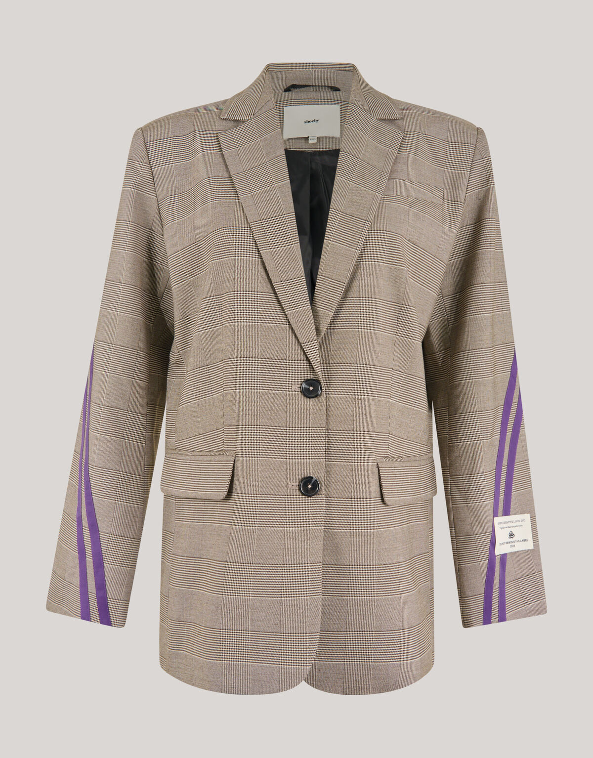 Sportlich karierter Blazer Braun SHOEBY WOMEN