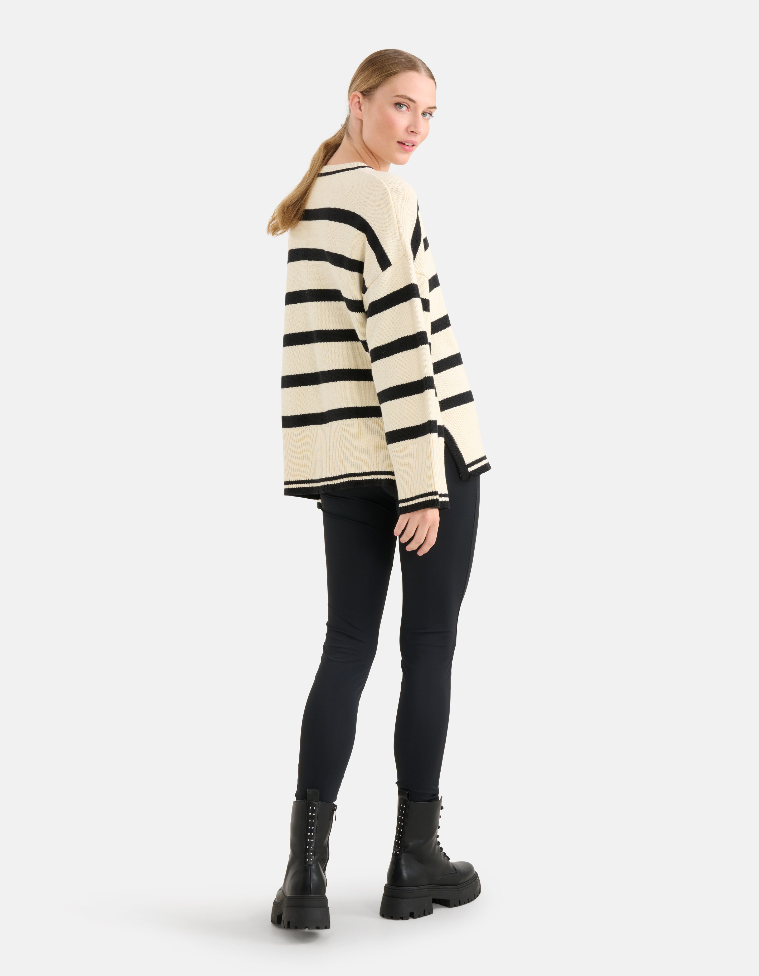 Gestreifter Pullover Off White von Mieke SHOEBY WOMEN