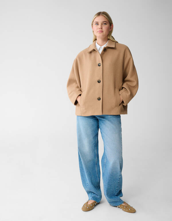 Wol Cape Jas Kamel SHOEBY WOMEN