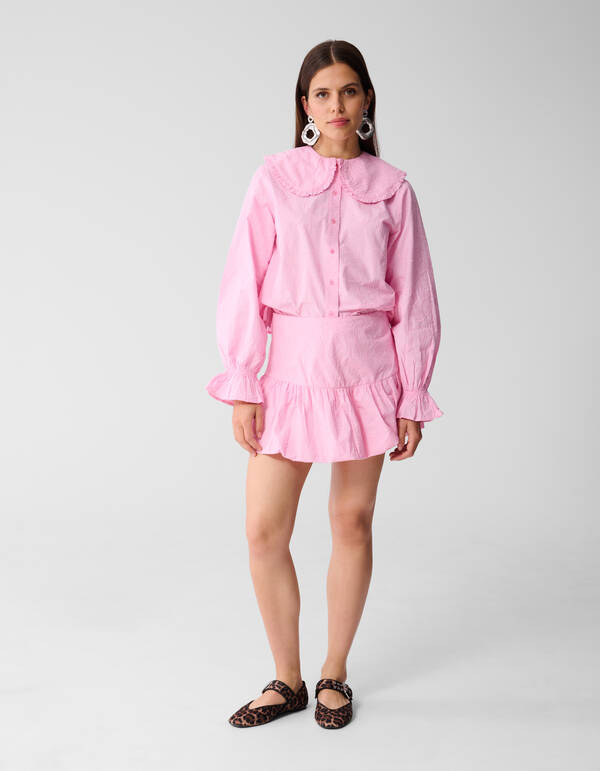 Blumenkordel Ballon Minirock Rosa SHOEBY WOMEN