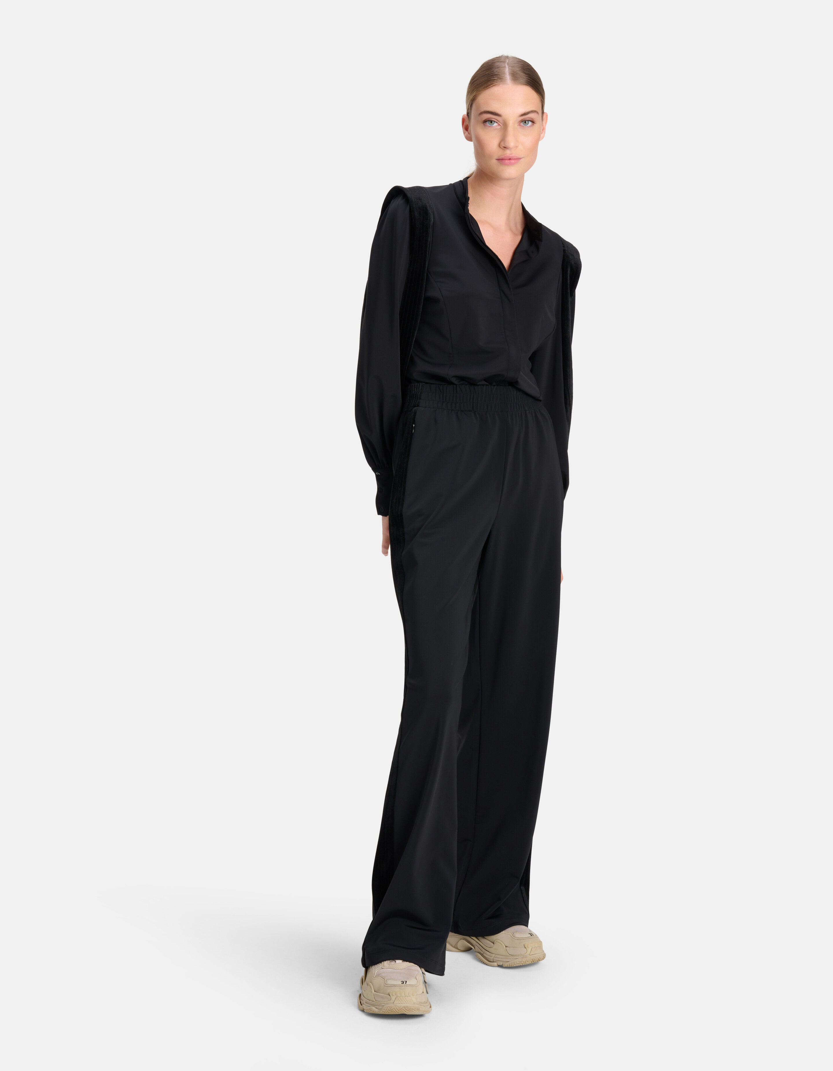 Wide Leg Hose Schwarz By Mieke SHOEBY WOMEN