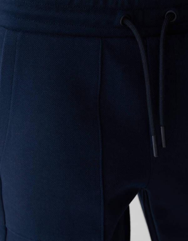 Piqu&eacute;-Short Dunkelblau SHOEBY BOYS