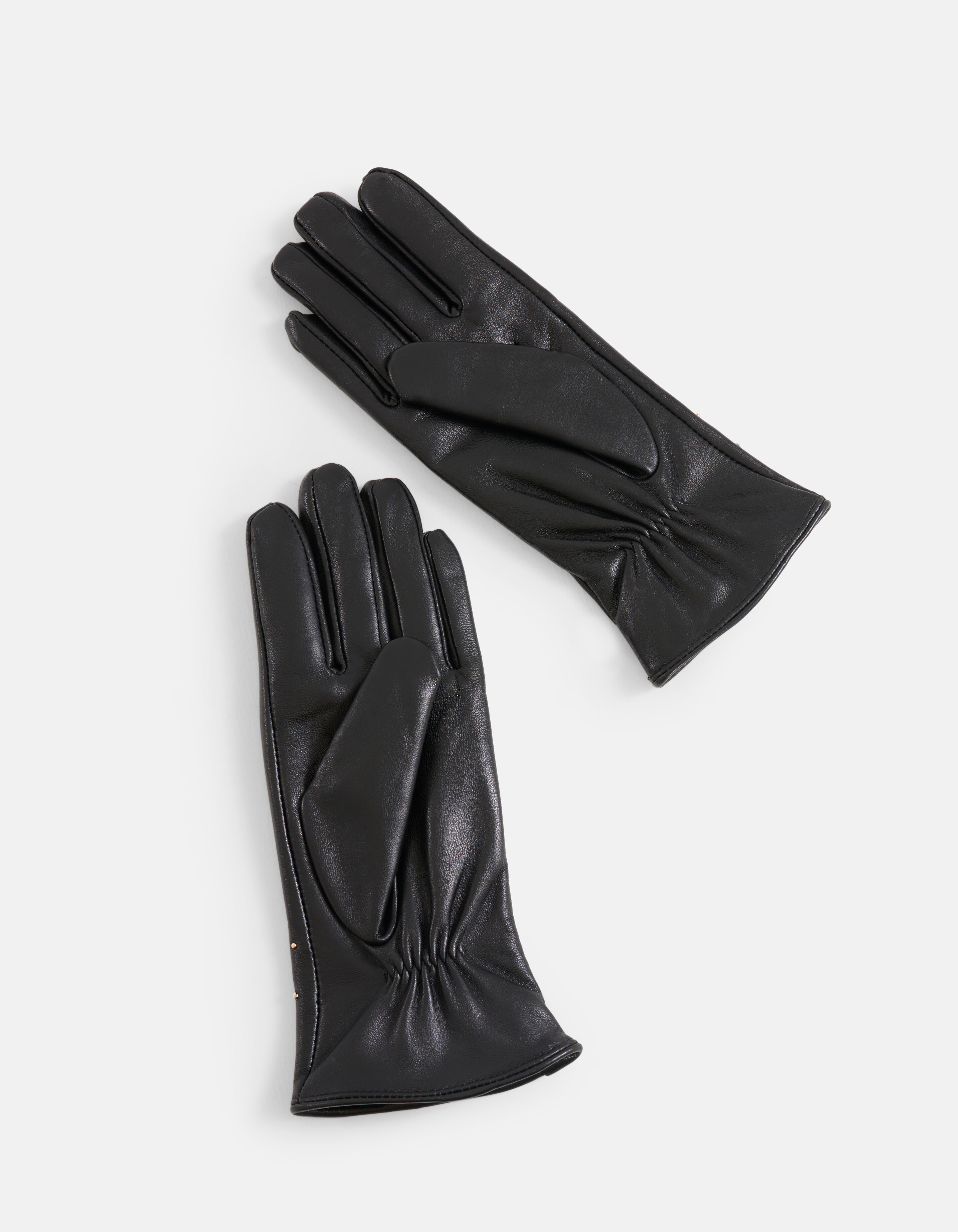 Leder Nieten Handschuhe Schwarz SHOEBY ACCESSOIRES