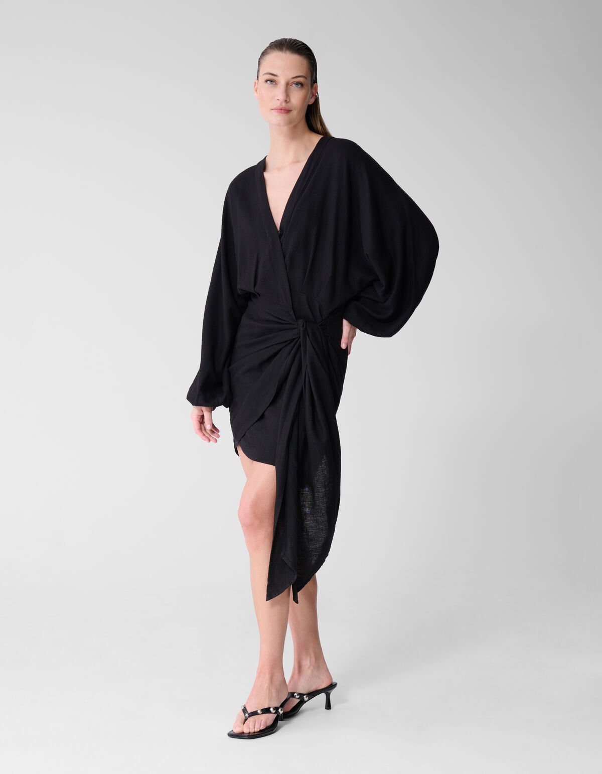 Wickel-Minikleid Schwarz von Lonneke SHOEBY WOMEN