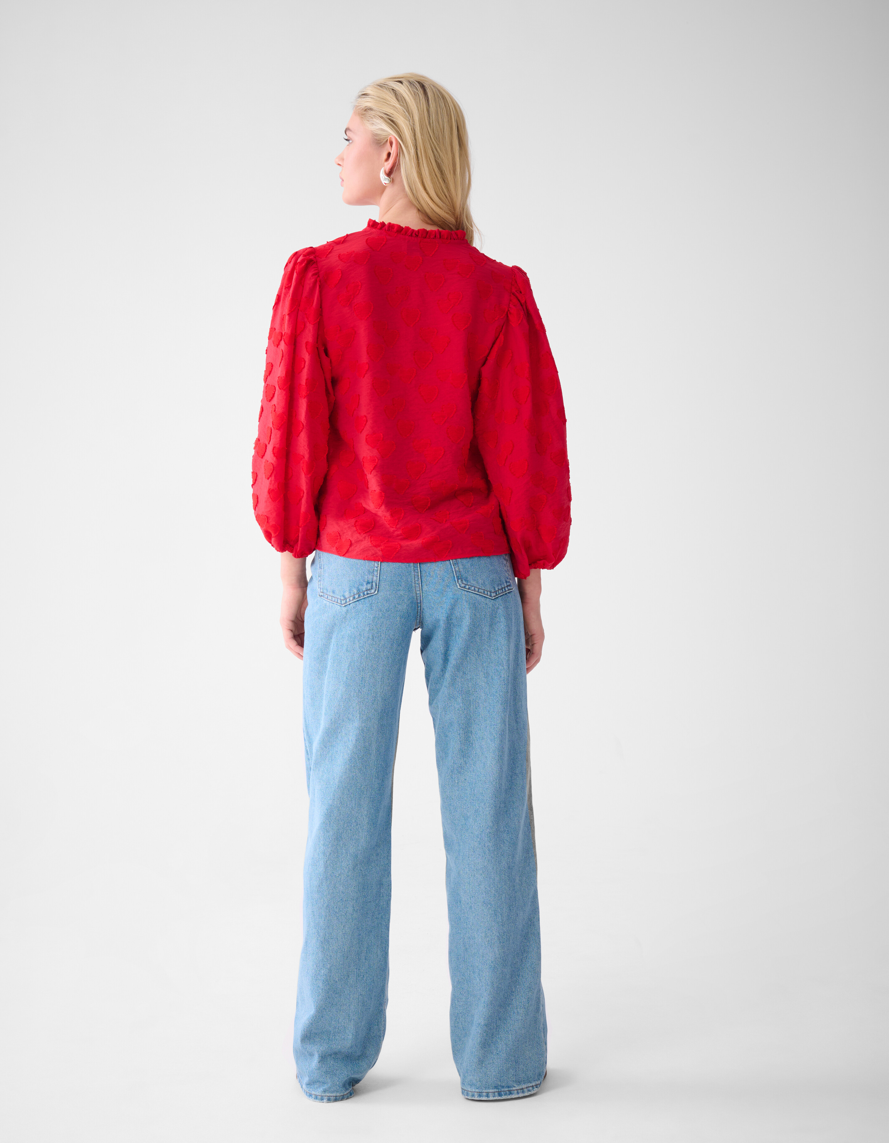 Herzbluse Rot SHOEBY WOMEN