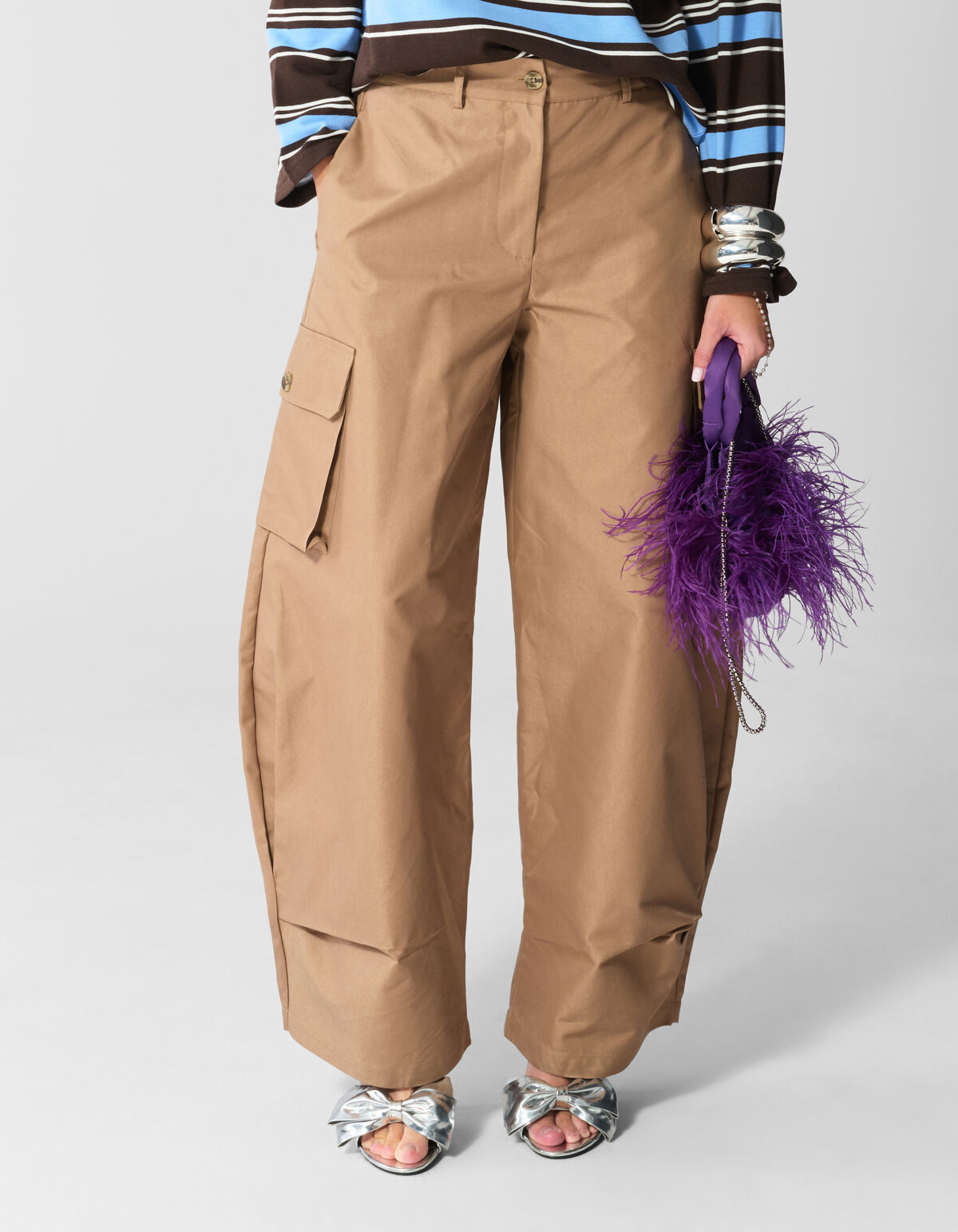 Cargo Barrel Fit Hose Sand SHOEBY WOMEN
