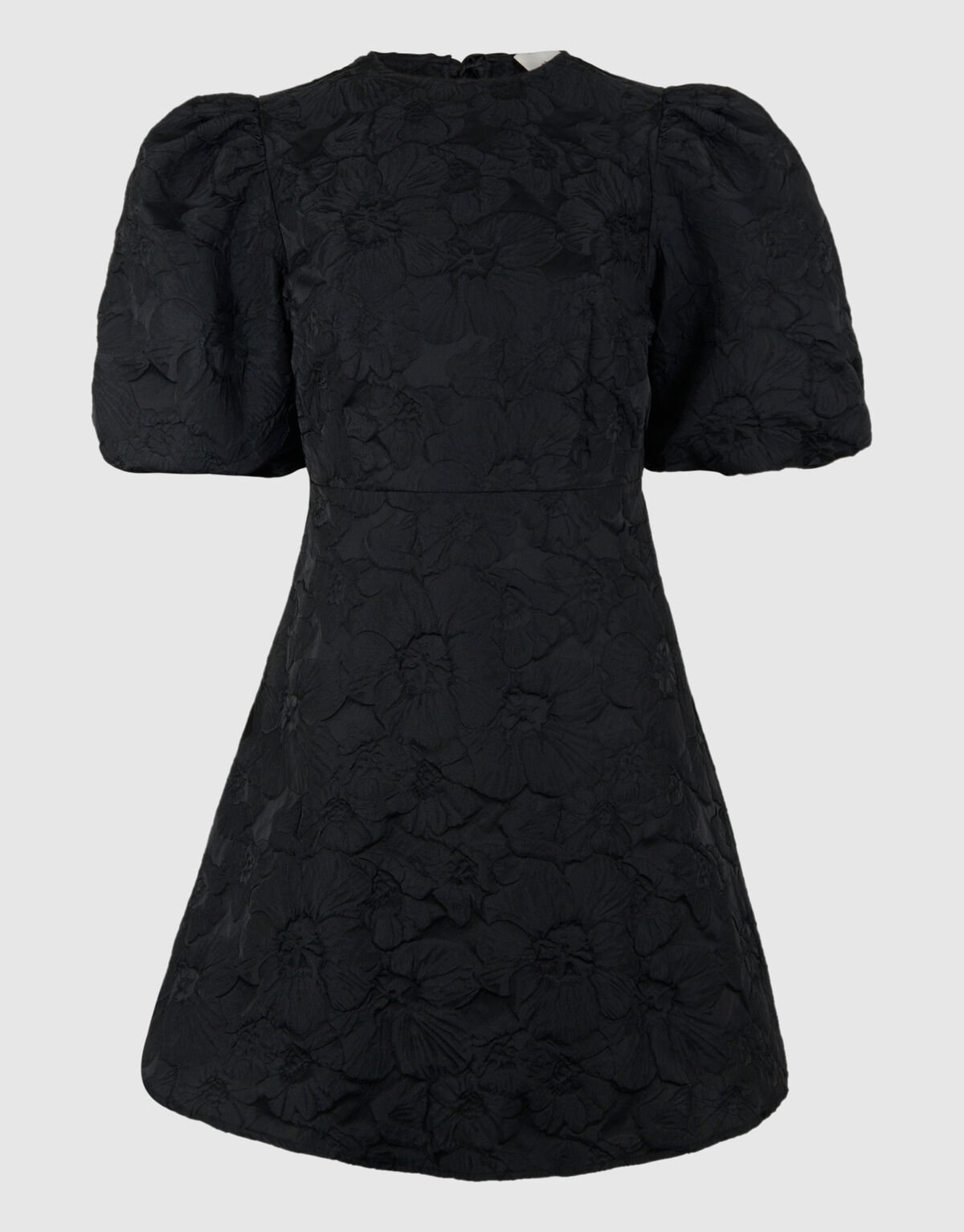 Jacquard-Minikleid mit Schleife Schwarz SHOEBY WOMEN