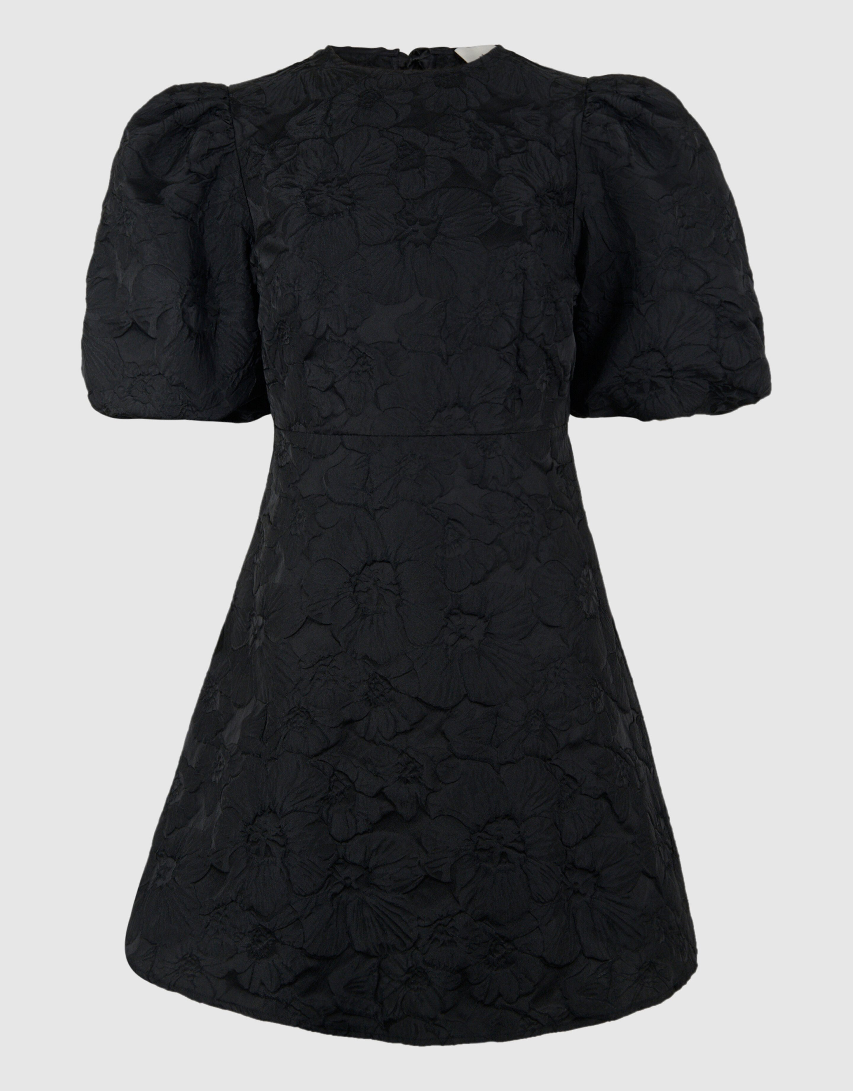 Jacquard-Minikleid mit Schleife Schwarz SHOEBY WOMEN