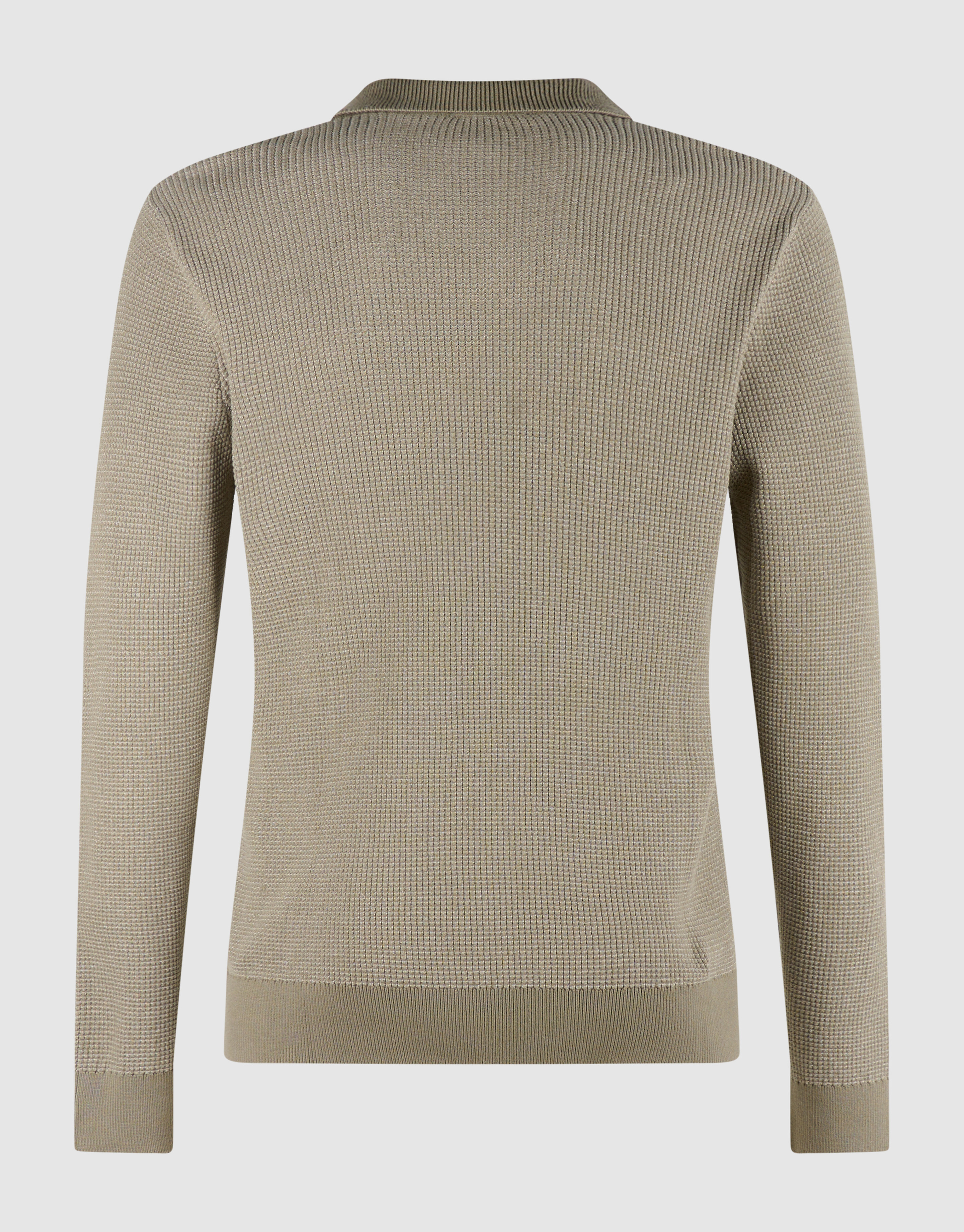 Gebreide Polo Trui Groen SHOEBY MEN