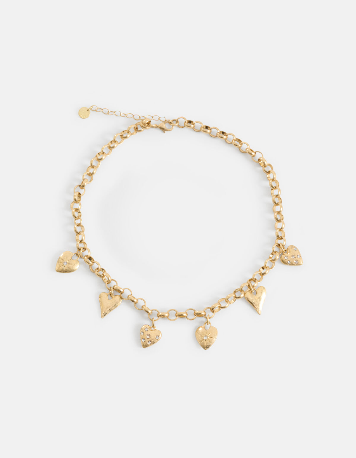 Multi Herz Halskette Gold SHOEBY ACCESSOIRES