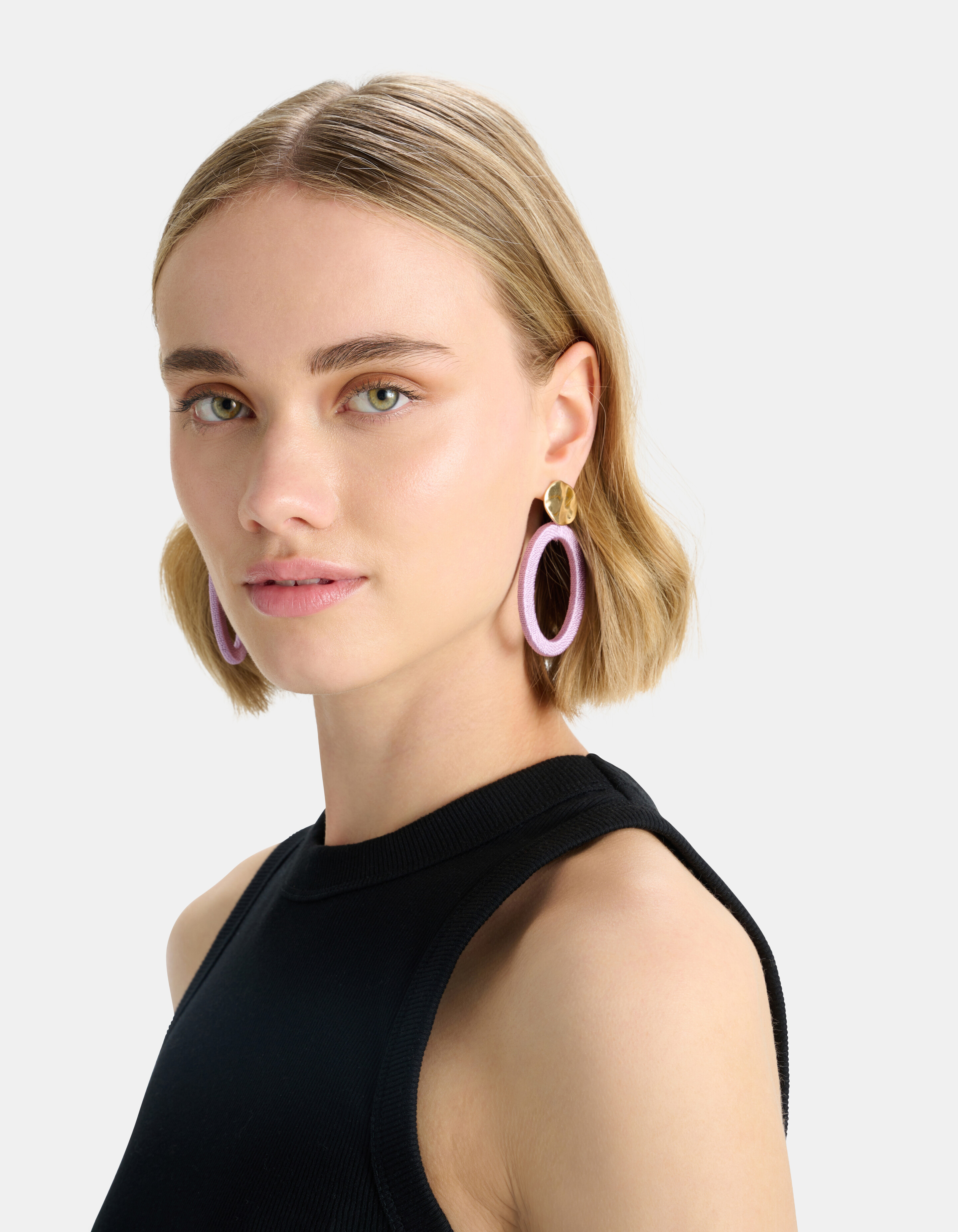 Runde gewebte Ohrringe ACCESSOIRES SHOEBY