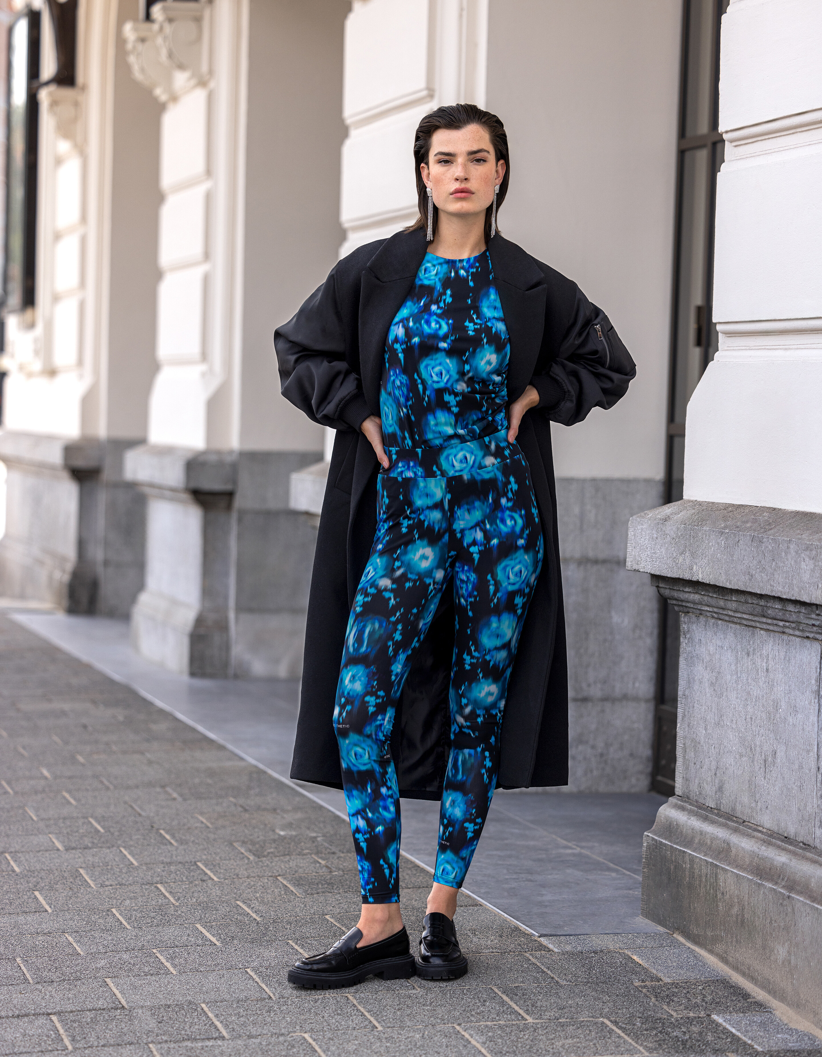 Bedrucktes Reisetop Blau SHOEBY WOMEN