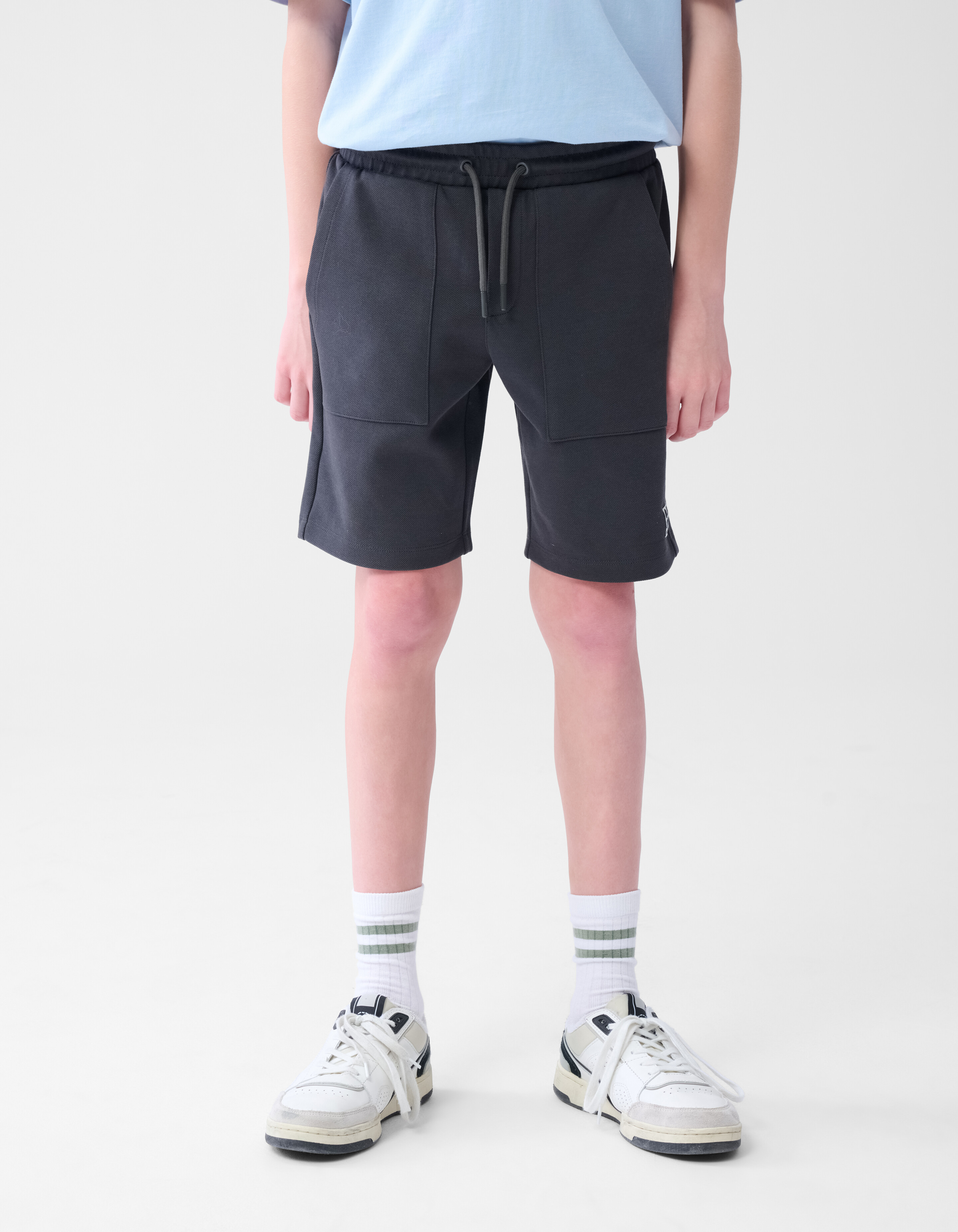 Pique Short Dunkelgrau SHOEBY BOYS