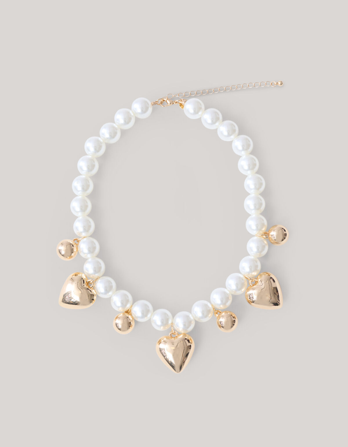 Perlenkette Gold SHOEBY ACCESSOIRES