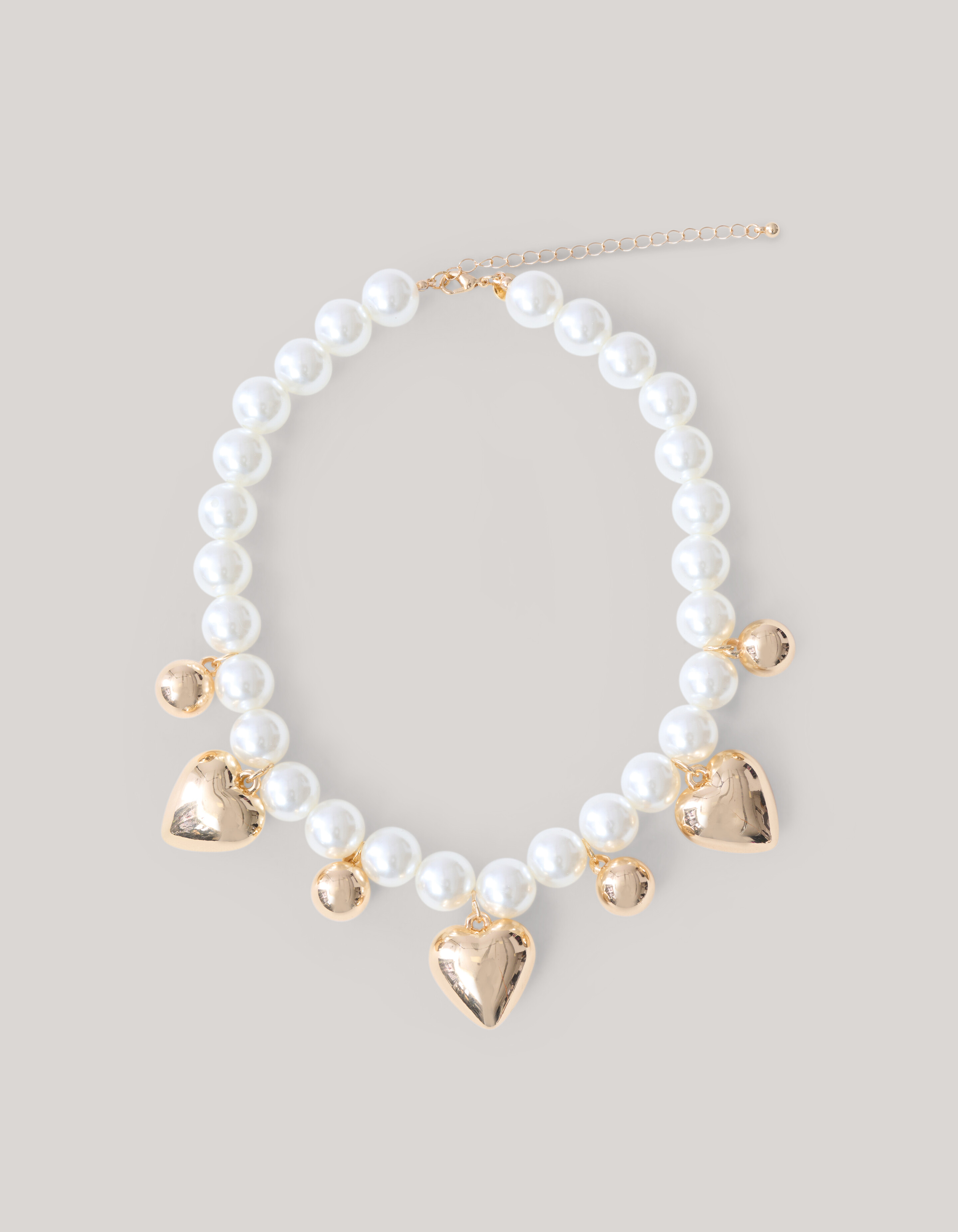 Perlenkette Gold SHOEBY ACCESSOIRES