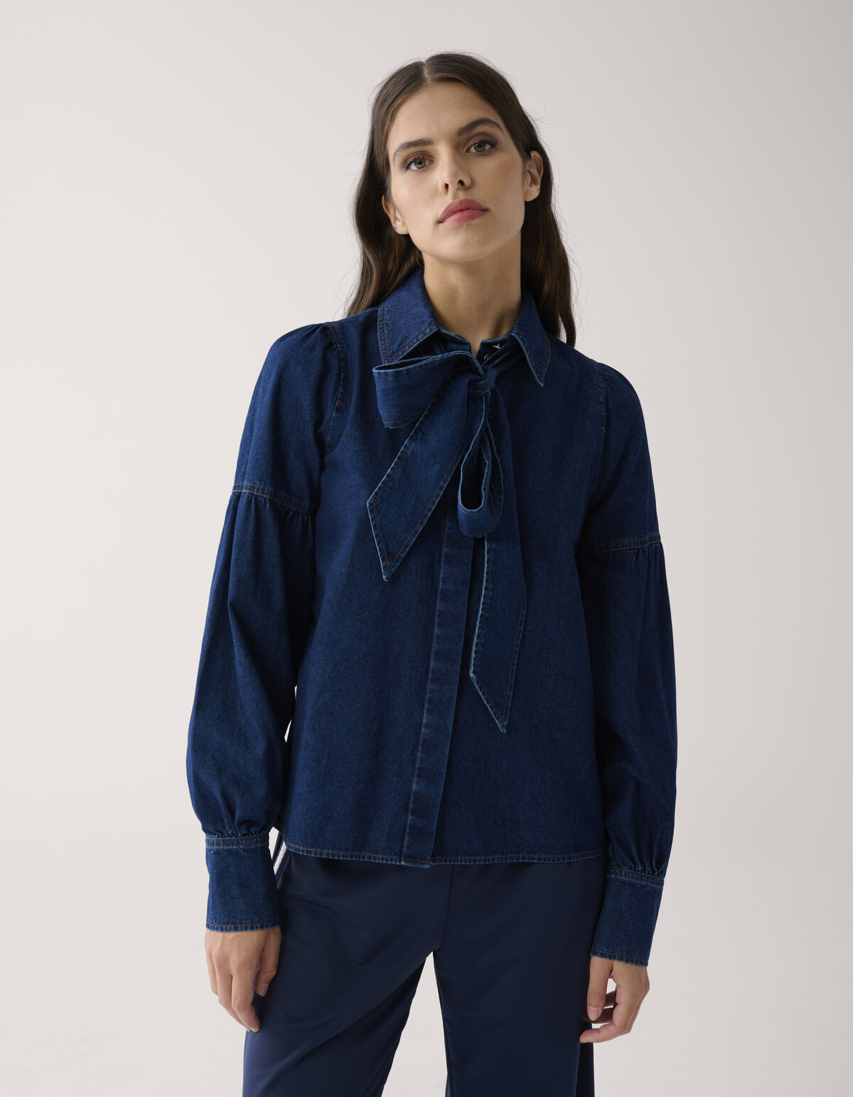 Denim Bluse Blau von Mieke SHOEBY WOMEN